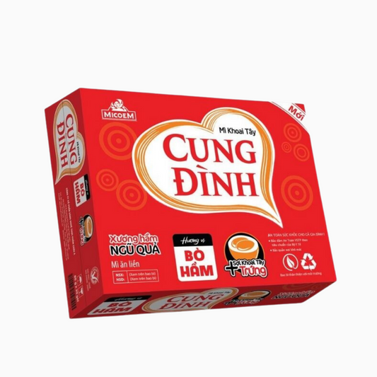 Box of Cung Dinh Beef Noodle Soup