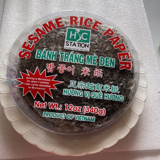 Black Sesame Seed Rice Cake