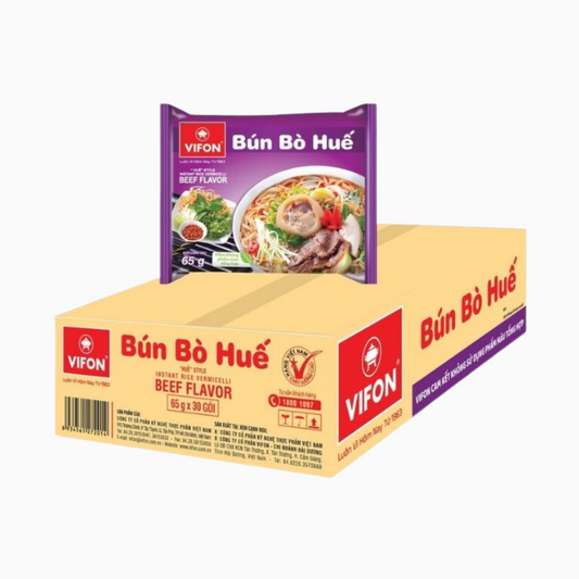 Box of Viifon Instant Hue Beef Noodle Soup