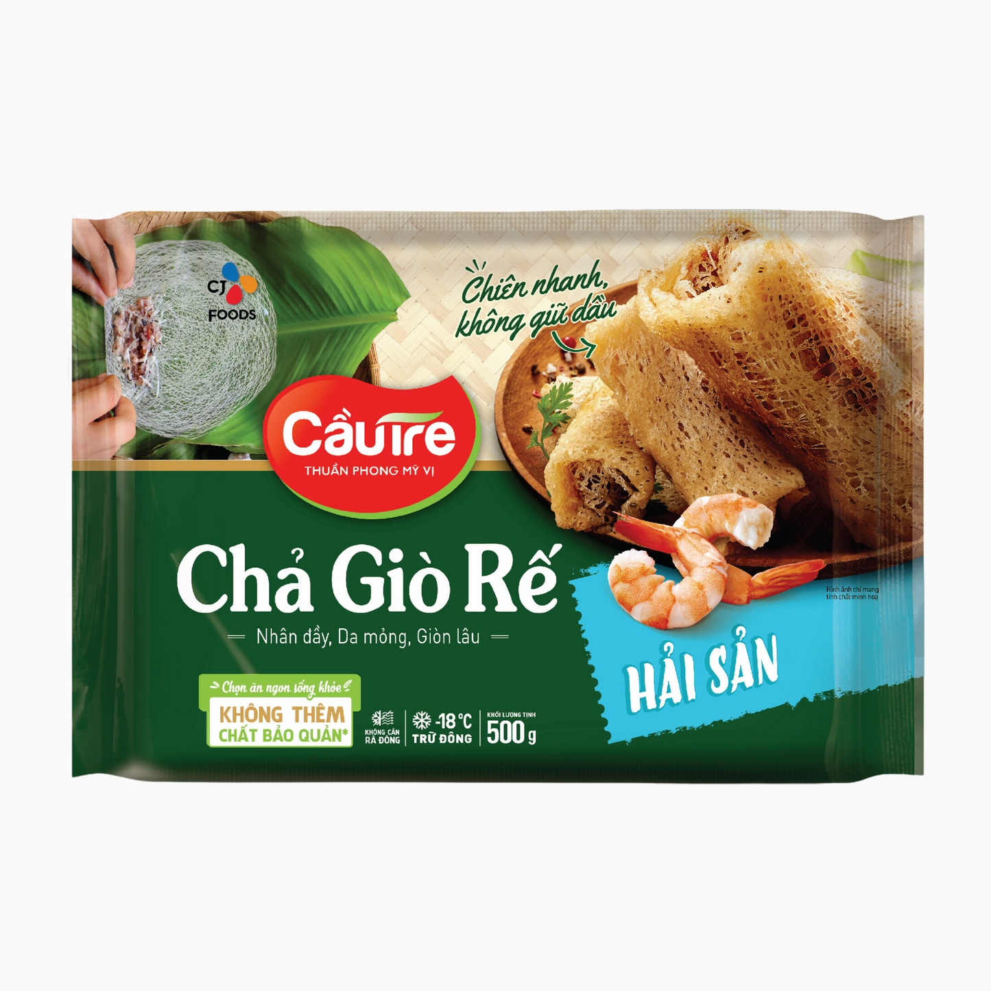 Chả Giò Rế Hải Sản Cầu Tre 500G