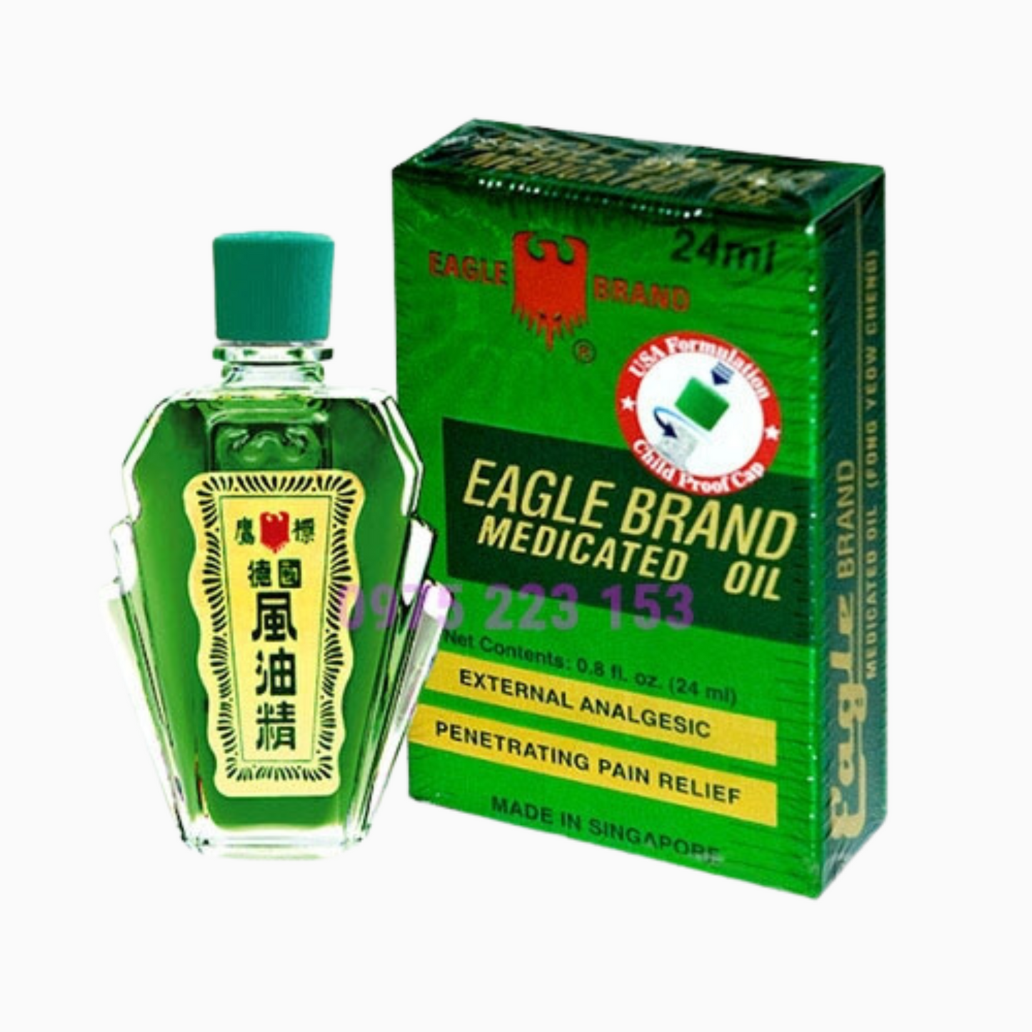 Dầu Gió Xanh Con Ó 24ml